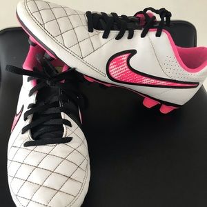 Nike Tempo Soccer Cleats.